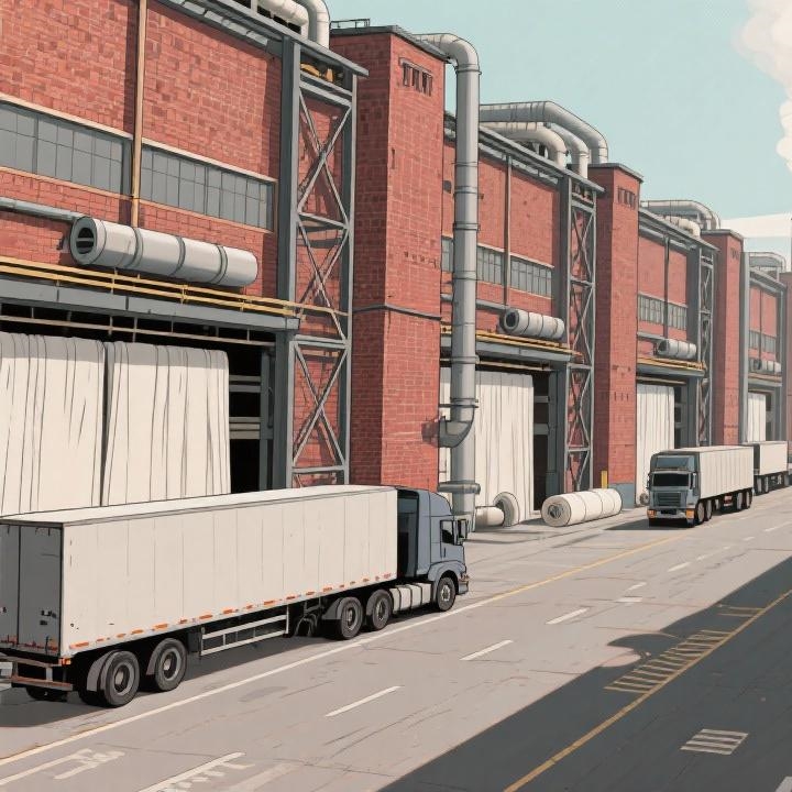 합사: 공업포 생산의